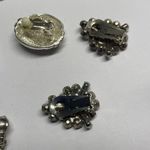 Lot Of 3 Women's Costume Earrings Rhinestone CLIP On Clip Photo 10