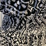 Chico's  3 Monochrome Paisley Mini Dress smocked waist Photo 8