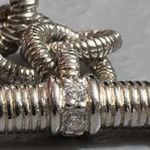 Judith Ripka 925 Sterling Silver Rolo Link Chain Bracelet Photo 6