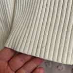 Tommy Hilfiger  Jeans Vintage Ribbed Logo Long Sleeve Sweater Sz XL White Photo 2