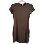H&M  Taupe Brown Short Sleeve T-Shirt Dress NWT Photo 7