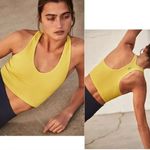 Free People NWT Free Throw Crop Tank Top In Optics Yellow XL Photo 1