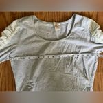 Sundance  Bellini Top Ruched Velvet Long Sleeve Womens Medium Photo 6