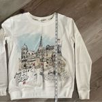 Karl Lagerfeld  women’s white sweatshirt with Paris graphic size xxs Photo 2