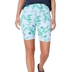 Tuckernuck Light Blue English Ivy 7” Ava Bike Shorts US S Photo 0