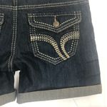 Vanilla Star Jeans Vanilla Star Womens Denim Short Size 7 Cuffed Hem Embroidered Western Rodeo Photo 8