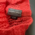 Wooden Ships  Coral Red Knit Beanie Hat Photo 3