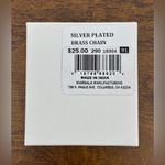 MARSALA & CO Sterling Silver Heart Pendant w/ Silver Plated Brass Chain Necklace Photo 2