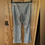 No Boundaries NWT Sequin Flare Pants in Silver | womens XL Photo 2