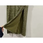 Stine Goya Isha Tunic Dress Moss Green Sequin Small S NWT Photo 2