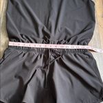 ALBION FIT  Ruffle Sleeve Romper Drawstring Waist Wrinkle Free Black Size M Photo 12