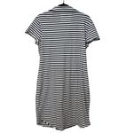 Frank & Eileen 100% Cotton White Navy Striped Lauren Polo Mini Dress Size Medium Photo 4