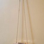 BCBG Maxazria Evening Gold Box Clutch Bag with Crossbody Shoulder Chain Strap Photo 11