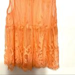 Arizona Jeans Arizona sheer Lace orange tank NWT Medium Photo 1