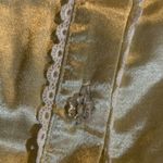 Vintage Moon Dance Silky Pajama Set Size M Yellow Size M Photo 4