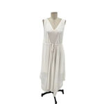 ALLSAINTS  Celeste Dress‎ Midi Maxi Sleeveless Handkerchief Hem White Size US 2 Photo 2
