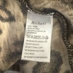 Méchant Leopard Print Halter Tunic Top Medium Boho Animal Print Brown Photo 2
