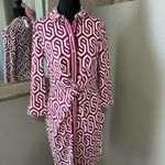 Talbots NWT  EFFORTLESS JERSEY TWIST SHIRTDRESS - GROOVY GEO Size Medium. Photo 1