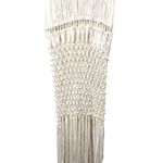 Anthropologie  Crochet Fringe Beaded Tunic‎ NWT One Size Photo 5