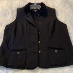 Talbots  Women Petite 1XP Vest long 24” bust42”black excellent condition Photo 11