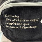 Adante iMark Black Corduroy Pouch White Bird Dead Stock RARE FIND Japan Photo 9