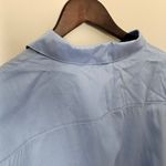 Harshman Blouse Juliana Light Blue Ruffled Sleeve Button Photo 7
