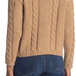 Cotton Emporium NWT Cable Knit Button Front Button coffee brown Cardigan Photo 1