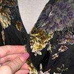 ASTR  the label women’s medium Eliza floral surplice burnout bodysuit‎ Photo 2