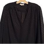 L'Agence L’Agence Ina‎ Sheer Black Blouse nwt Photo 1