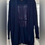 Verve Ami  Woman’s Cardigan Sweater Navy Drawstring (314) Photo 0