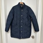 J.Crew  | Signature Quilted Cocoon Primaloft Navy Lightweight Puffer Jacket, M Photo 2