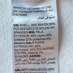 Chico's Silver Tone Diamond Print Jacquard Metallic Women’s Skinny Pants Photo 7