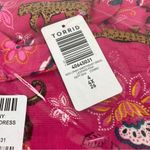 Torrid Pink Leopard Print Rayon Slub Sweetheart Tank Dress Sz.4 NWT Photo 5