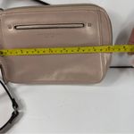 Tignanello BELLA Rose Gold Leather Crossbody Bag EUC Belt Bag Convertible purse Pink Photo 9