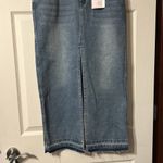 NWT Happily Grey Denim Jean Maxi Skirt 5 Size undefined Photo 2
