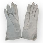 Vintage 1960s Women’s White Pearl Beaded Gloves Photo 3