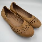 Josef Seibel Pippa Ballet Flat Womens Shoes Leather Die Cut Tan Brown 40 8.5‎ Photo 0