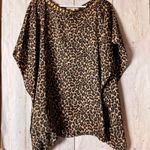 Michael Kors Women’s Animal Flowy Print Poncho Sz SM Photo 4