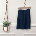 Alex Mill Silk Slip Skirt Navy Women’s Size XS NWT Luxe Minimal Blue Photo 6