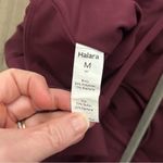 Halara Breezeful Backless Side Zipper Pocket Wide Leg Jumpsuit Amaranth M Tall Photo 8