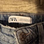 ZARA  Blue Denim Maxi Skirt with Slit Photo 3