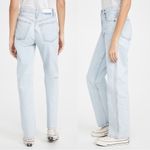 RE/DONE • 90s High Rise Loose jeans Perfect Light Indigo wash button fly baggy Photo 10