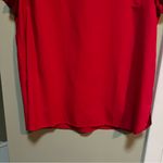 Faded Glory  Blouse Brilliant Red L Photo 2