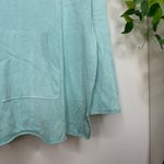 Barefoot Dreams NWT  Sunbleached 100% Cotton Bonfire Hoodie Seagreen 2X Photo 9