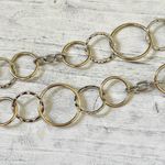 Cookie Lee  silver and gold tone long ring necklace Photo 7