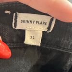 Madewell Skinny Flare Jeans in Black Frost Wash Size 31 Photo 2