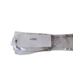 Purple & Silver Beaded Necklace With Floral Pendant Adjustable Chain Clasp Photo 3