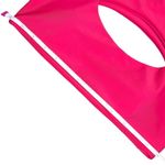 Cupshe  Womens Bikini Swimsuit Top Cutout High Neck Magenta Pink Small Photo 9