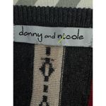 Danny & Nicole Geometric Sweater Dress – Size S Gray Photo 6
