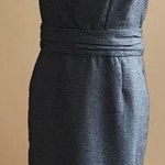 Banana Republic Gray Sleeveless EmpireWaist Square Neck Midi Business Dr… Photo 0